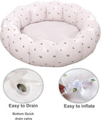 Inflatable Baby Pool, Portable Paddling Baby Swimming Pool, Toddlers for Ages 0-3 Years Girls and Boys, Indoor& Outdoor, Garden and Backyard Summer Water Party, 35.4x9.8 in(White)