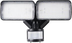 Sylvania 18W Security LED Light with Motion Sensor, Hardwired, 2000 LMS, Wet Rated, 5000K, Daylight - 1 Pack (66476)