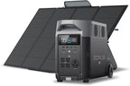 EF ECOFLOW Solar Generator 120V/3.6KWh DELTA Pro with 400W Portable Solar Panel, 23% High Efficiency, 5 AC Outlets, 3600W Portable Power Station for Home Backup Outdoors Camping RV Emergency
