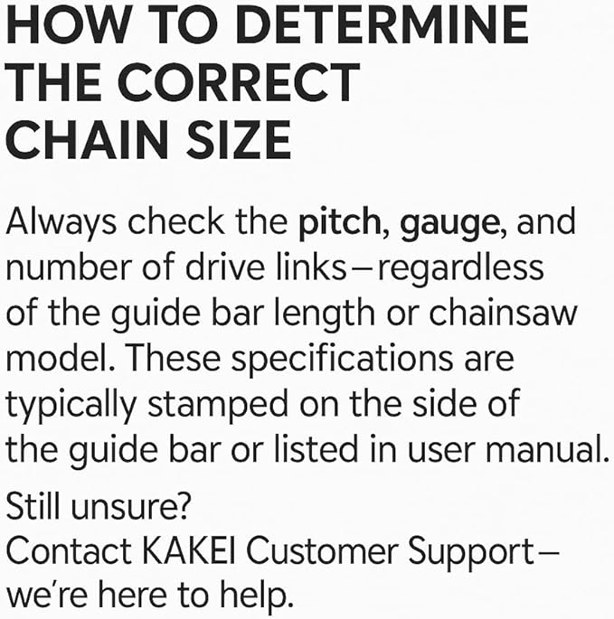 KAKEI 14 Inch Chainsaw Chain 3/8" LP Pitch .050" Gauge 52 Drive Links Fits Husqvarna 120, Echo CS-310, Ryobi RY3714 and More- S52 (3 Chains) - Semi Chisel