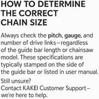 KAKEI 16 Inch Chainsaw Chain 3/8" LP Pitch .050" Gauge 56 Drive Links Fits Craftsman, Poulan, Ryobi, Echo, Greenworks and More- S56 (3 Chains) - Semi Chisel