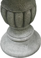 39.3” H Outdoor Floor Water Fountain, 3-Tiers Concrete Water Fountain with Submersible Electric Pump - Garden Cascading Waterfall for Yard Patio Lawn Home Decor