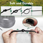 Bonviee 100ft 1/4 inch Blank Distribution Tubing Drip Irrigation Hose Garden Watering Tube Line for Small garden irrigation system