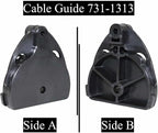 Hedie Cable Guide 731-1313 Compatible with Ryobi Yard Machines MTD Snowblowers Snowthrowers Parts Replaces 731-1313A 731-1313B