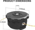 N737410 Quick Feed String Trimmer Head, String Trimmer Head for Dewalt Models DCST922B, DCST922P1, DCST972X1 String Trimmer, Weed Eater Head Replacement, Pre-Wound Dual 0.080" Line for Trimming