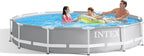 Intex 26711EH Prism Frame Premium Above Ground Swimming Pool Set: 12ft x 30in – Includes 530 GPH Cartridge Filter Pump – SuperTough Puncture Resistant – Rust Resistant – 1718 Gallon Capacity