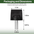 720-04061 Lawn Tractor Seat Adjuster Knob Compatible with MTD, Troy-Bilt, Craftsman, Remington, Robomow, Yard Machines, Yard Man, Arnold, Columbia, Murray Lawn Tractor -4Packs