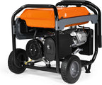 Generac 8,125 Starting Watt Portable Gas Generator - Electric Start - Includes Extension Cord - Home or RV Ready - Quiet, Long Runtime, Emergency Power - 49-State Compliant
