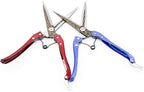 Grass Sheep Shear - Coated Wear-Resistant Handle, Manganese Steel Double-Edged, Strong Spring Suitable For Manual Shearing of Cow, Sheep, and Horse Hair (Blue 10.2 inches)