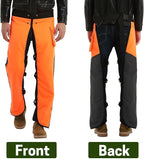 Chainsaw Chaps Apron Wrap 8-layer for Men/Women Loggers Forest Workers Protective Chain Saw Pants Adjustable