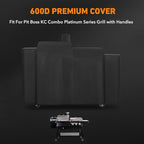 Heavy Duty Replacement Grill Cover Fits for Pit Boss KC Combo Platinum Series Grill with Handles, All Weather Protection Waterproof Cover