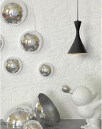 7pcs Half Gazing Globe Mirror Ball,Silver 304 Stainless Steel Hollow Polished Reflective Smooth Garden Sphere,Colorful and Shiny Addition to Any Garden or Home