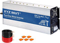 4000W Pure Sine Wave Inverter 12V to 120V AC, 8000W Peak Power - Portable Power Converter for Solar System, Off-Grid Home, RV, Truck & Camping