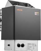 VEVOR Sauna Heater, 2KW AC 120V Electric Sauna Stove, Dry Steam Bath Saunas Stove with Pre-Drilled Bracket, Fit 52.9 to 88.2 CU.FT Saunas Rooms, Steam Bath Stoves for Home, Commercial, Leisure Venues