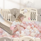 TRENDPLAY Plastic Balls for Ball Pits 2.2 Inch, Pack of 50 100 200 500 Hollow Balls, Perfect for Toddler Baby Pools,Party,Festival Decoration