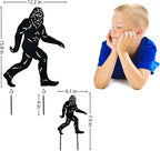 15.8 inch Bigfoot Metal Outdoor Decor Big Foot Sasquatch Gifts for Men/Women Bigfoot Silhouette Statues for Yard Art, Patio, Lawn, Forests, Garden Decor, Yard Display, Garden Decorations
