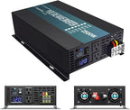 WZRELB 2500W 12VDC 120VAC Pure Sine Wave Power Inverter,RV, Car Inverter,LED Display