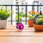 Gazing Globe Mirror Ball 4.72 Inch, Set of 2 – Perfect for Garden Decorations, Outdoor Spaces, and Unique Home Décor