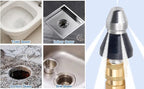 (2Pcs) Pressure Washer Sewer Jetter Nozzle with Stainless Steel, Durable Design Sewer Jet Nozzle,Pressure Drain Jetter Hose Nozzle,3/8'' Quickly Connector, 5000 PSI Orifice 6.5