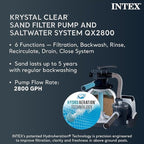 Intex 32' x 16' x 52" Ultra XTR Rectangular Outdoor Swimming Pool Set with Pump - Large Above Ground Backyard Pool with Deluxe Maintenance Kit