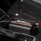 POTEK 500W Power Inverter/Car Inverter DC 12V to AC 110V Dual AC Charging Port and 2A USB Ports for Laptop, Smart Phone
