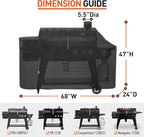 Arcedo Grill Cover Compatible with Pit Boss 1100 Pro Series Pellet Gas Combo Grill, Heavy Duty Waterproof All Weather Protection for Outdoor Wood Pellet BBQ