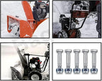 Braveboy 12 Pack Snowblower Shear Bolts 51001500-2-1/8" x 5/16" 51001500 Shear Pins & Nuts Compatible with Arie-ns 01019500 510015 AM122156 AM1369890 Snow Blower, Fits ST420 ST520 ST732 ST1032 & More