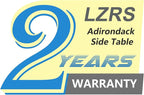 LZRS Adirondack Square Outdoor Side Table for Patio, Pool Composite Patio Table,HDPE End Tables for Backyard,Pool, Indoor Companion, Easy Maintenance & Weather Resistant(Teak)