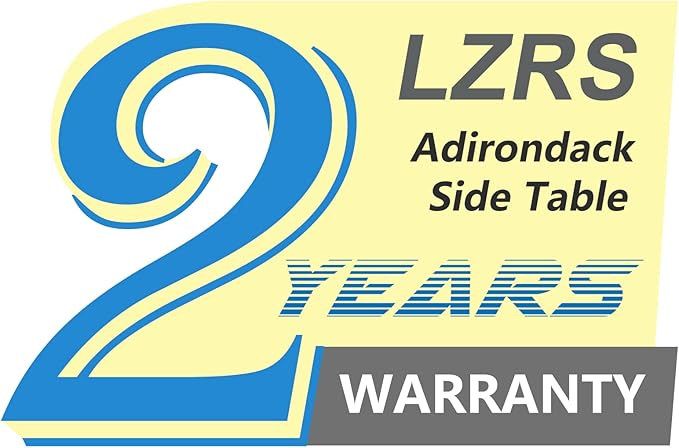 LZRS Adirondack Square Outdoor Side Table for Patio, Pool Composite Patio Table,HDPE End Tables for Backyard,Pool, Indoor Companion, Easy Maintenance & Weather Resistant(Weather Wood)