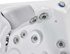 Bueno Spa New York 6 - Person - 49 Jet Hot Tub with New Artic Max Insulation, LED Lights, Ozonator, and Cover