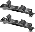 Snowblower Storage Dollies Fit for 44", 47", and 54" Snow Blower, Portable Snow Blower Rack with 360° Rotating Caster Wheels (2PCS)