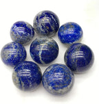 5-6CM/1.97-2.36inch Natural Crystal Ball Lapis Lazuli Polished Divination Ball Decorative Sphere Reiki Healing Crystals Ball Healing Stone Crafts (50-60mm, Lapis Lazuli)