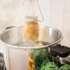 Barton Pressure Canner 22-Quart Capacity Pressure Cooker Built-in Pressure Gauge with (1) Rack, Aluminum Polished
