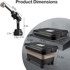 Portable Cordless Pressure Washer, W/Foldable6.08Gal Tank Battery Powered 6-in-1 Nozzle Max 435PSI for Car/Fence/Garden/Floor/Yards Cleaning Camping and Pet Cleaning Electric Washer