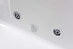 Whirlpool bathtub hydrotherapy 2 persons 10 water jets Hot tub 59" - Marbella
