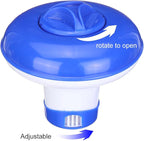 ATIE Collapsible/Retractable Pool Spa 1" Chlorine/Bromine Tablet Dispenser for Pool, Spa, Hot Tub, and Fountain, Perfect for Inflatable & Above-Ground Pools
