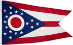 FlagSource Ohio Nylon State Flag, Made in USA, 5x8'