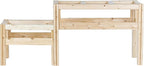 Greenes Fence Two-Tiers Five Bucket Elevated Cedar Wood Garden Frame, 69 in. x 16 in. x 30 in. - Made in USA with North American Cedar
