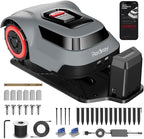 Redkey MGC500 Robot Lawn Mower with 390ft Boundary Wires for 0.12 Acre (1/8 Acre), 45% Slope, 70Mins Runtime, Auto Recharge, Automatic Robotic Lawn Mower w/Precise Location & Breakpoint Detection