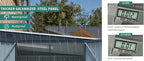Outdoor Storage Shed, 8x6 FT Metal Garden Shed with Double Doors, Galvanized Steel, Waterproof and Rustproof, Gray