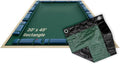 Buffalo Blizzard Supreme Plus 20 ft x 45 ft Rectangular Winter Pool Cover | Green/Black | Heavy Duty for Above Ground Swimming Pools | Easy Install | Cold & UV Resistant | Seasonal Debris Protection