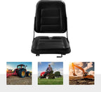 Universal Forklift Seat Lawn Mower Seat, Garden Tractor Seat, PVC Tractor Seat Tractor Suspension Seat,Replacement Forklift Seat for Excavator Backhoe Dozer Telehandler Seat
