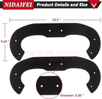 1687806 Snow Blower Auger Paddles Kit with 1752660AYP Scraper Replaces Snapper 1687489 1687489YP 1687628YP 1739727 1752606 1752606YP for Murray SS822E 7522ES 1022E 22" Single Stage Snowblower