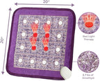 Biomat Infrared Mat | Crystal Mat for Therapy | Infrared Heating Mat | Red Light Therapy for Body | Hot Gemstone Therapy | Promotes for Muscle & Back Pain Relief | Sparkle Mat (Portable Size)