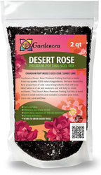 Organic Desert Rose Potting Mix by Gardenera - Nourish Your Adenium with The Finest Soil - 2 QUARTS