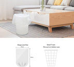 2 Gallon Trash Bag, Small Garbage Bags, No Flaps/Ties, 112 Count, 44x45cm, 3g/pcs, Unscented, White