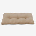 BrylaneHome Tufted Bench Cushion - 45.5" L x 19" W x 3" H- Patio & Outdoor - Water, Stain & Fade Resistant - Cobalt Tropicana