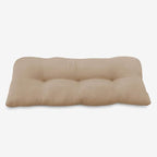 BrylaneHome Tufted Bench Cushion - 45.5" L x 19" W x 3" H- Patio & Outdoor - Water, Stain & Fade Resistant - Cobalt Tropicana