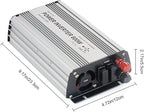 600W Power Inverter DC 12V，Output 110V-120V AC Car Inverter with USB Car Adapter