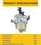 Panari 951-12705 Storm 2410 2620 Carburetor for Troy-Bilt Storm 2410 2420 2620 2690 24'' 26'' 179cc 208cc Craftsman Cub Cadet MTD Snowblower parts Replace 951-14026A 751-10974 31AM62N2711 Carb